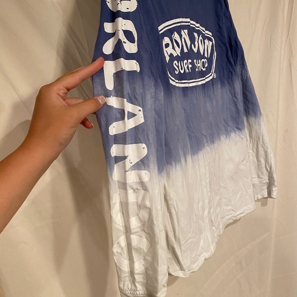 Tie dyed dipped long sleeve Ron Jon shirt - Picture 3 of 4